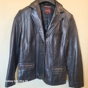 Women's Black Leather Jacket